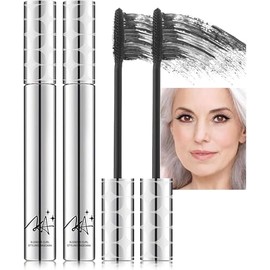 2Pack Mascara for Older Women 60 Plus,Telescopic Tubing Waterproof Long Lasting
