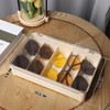 FORUP Sunglasses Organizer, Plastic Stackable Eyeglass Case Storage Organizer, Sunglass
