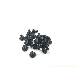 Gun Guy Gear - Machine Screws - Black Finish 20 Pk Leathercraft & Kydex Holster Screws (3/8")