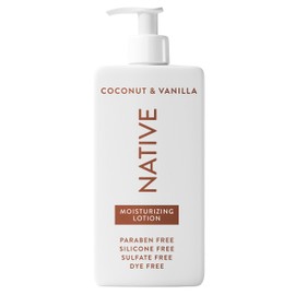 Native Body Lotion Contains Naturally Derived Plant-Based Moisturizers for Women and Men | Restores Dry Skin, Coconut & Vanilla, 16.5 fl oz