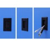 VCE Single Brush Wall Plate with Single Gang Low Voltage