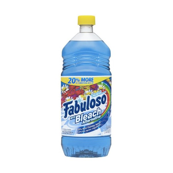 Fabuloso All Purpose Cleaner with Bleach Alternative, Spring Fresh, 33.8 Ounce