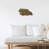 Extra Large 460mm 'African Bullfrog' Permanent Sticker Decal for Cars/Windows/Bins/Walls