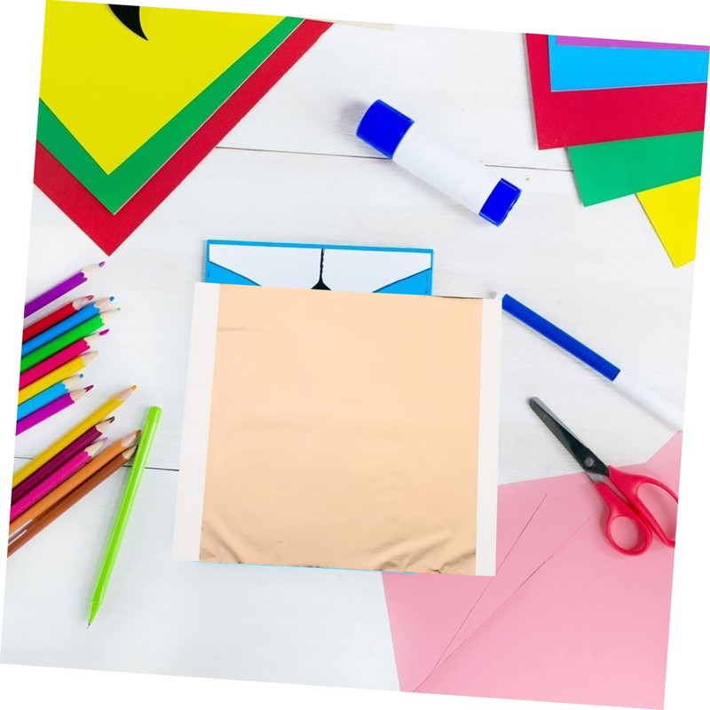 LALAFINA Shiny Gold Foil Transfer Sheets 200 Sheets Pack Heat