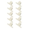 10Pcs Hinge Clips Large Metal Hinge Binder Clips for Paper