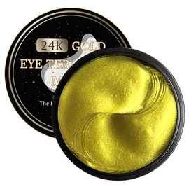 24k Gold Eye Masks-with Collagen Under Eye Patches, Dark Circles Under Eye Gel Treatment Masks, Under Eye Pads For Puffy Eyes,Under Eye Bags ,Anti-Wrinkle, Moisturizing Improves Elasticity 30 PAIRS