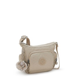 Kipling Gabbie Mini Printed Crossbody Bag Sign Beige Emb