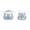 PNC William Morris Blue Sugar and Creamer Set