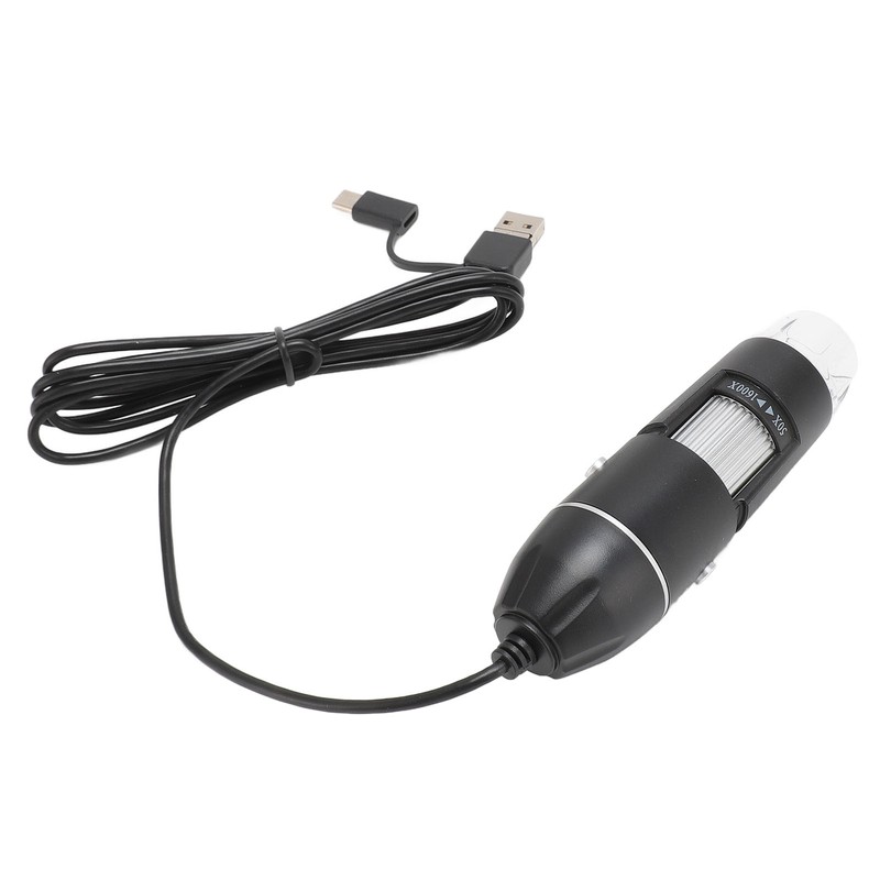 Digital Microscope 1600X 1080P HD USB Type C Micro USB