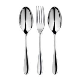Robert Welch Arden Bright Cutlery Serving Set, 3 Piece. Made from Stainless Steel.