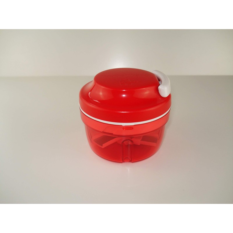 Tupperware Turbo Chef Speedy Boy Onion Cutter Red 10124