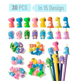 Mr. Pen- Animal Pencil Toppers, 30 pcs, Dinosaur Pen Toppers, Pencil Toppers for Kids