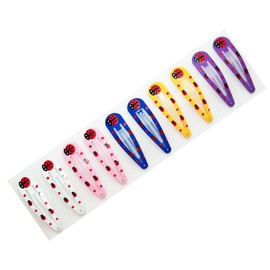 Pinwheel Bow Hair Clips/Snaps Metal Clips Beauty Accessories. … … (40pc 2 Inch Snap Hair Clips Non-Slip Metal Barrettes-Unicorn/Owl/Butterfly/Ladybug)