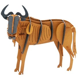 Fridolin 3D Paper Model Gnu