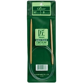 Clover Takumi Bamboo Circular 36-Inch Knitting Needles, Size 7 (3016/36-07)