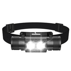 Trliradyn Headlamp Rechargeable 2600mAh Hard Hat Light,1000LM Forehead LED Flashlight Lightweight, Heavy-Duty, IPX4 Waterproof for Camping, Running, Work, Hiking, Fishing