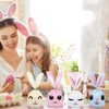peony man 100 PCS Easter Bunny Goodie Bags Easter Bunny