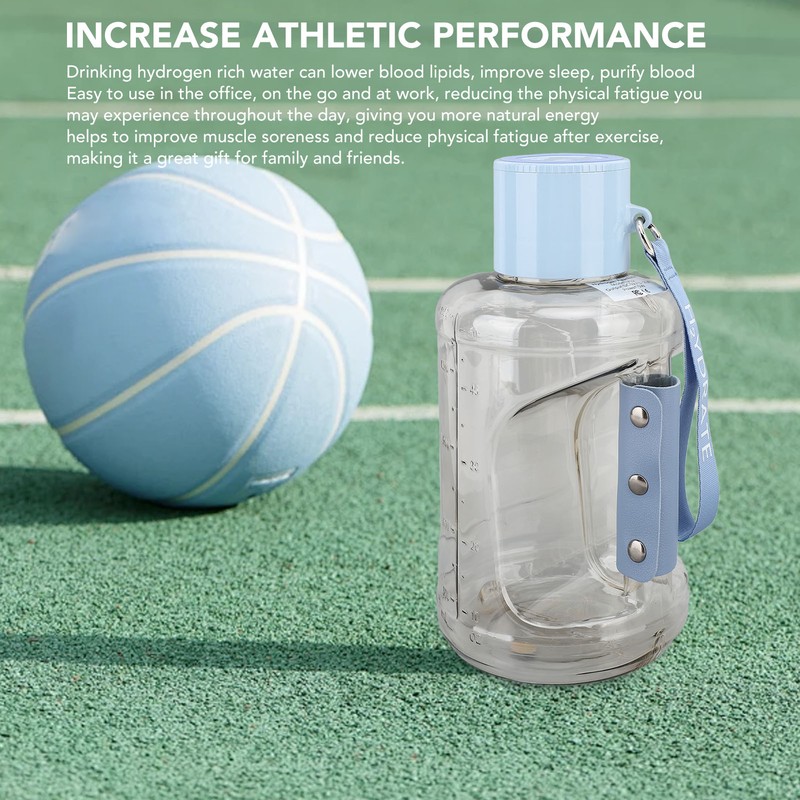 1.5L Portable Hydrogen Water Bottle Hydrogen Water Generator Improve Sleep