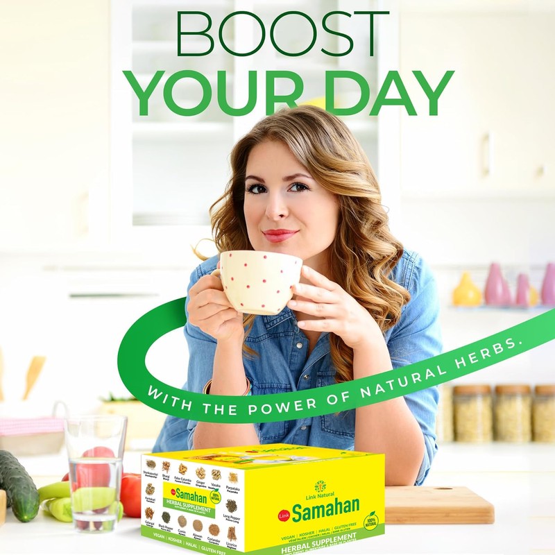 SAMAHAN Ayurvedic Herbal Tea Packets - Sri Lankan Ceylon Blend