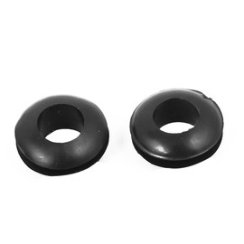 uxcell a16041900ux1783 Rubber Armature Bar Electric Cable Protector Wiring Grommets 8mm Inner Diameter 68pcs Black (Pack of 68)