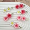 Haarspangen mit Plumeria-Blume, Krokodil-Haarnadeln, Mini-Blumen-Haarspangen, hawaiianischer Kopf, Blumen-Haarspangen, Haarschmuck für