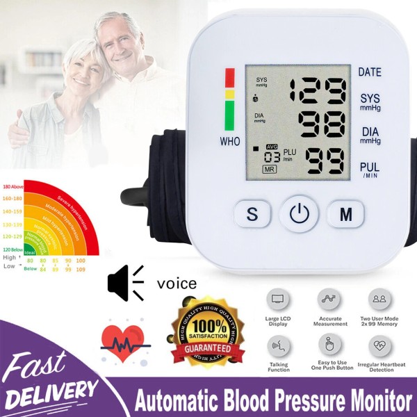 Unbranded Arm Blood Pressure Monitor Digital BP Cuff Machine Automatic