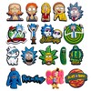 Rick Shoe Charms 18pcs Different Decoration for Teens Adults Clog