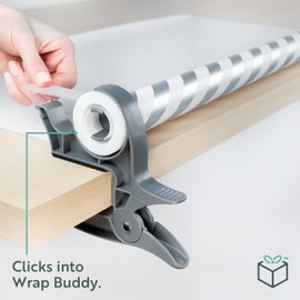 Wrap Buddies Adhesive Tape Rolls - Clear Tape Refills for Dispenser - Satin Finish for Gift Wrapping, Crafting, and Home Use - Strong Adhesive and Easy to Cut - 4 Pack