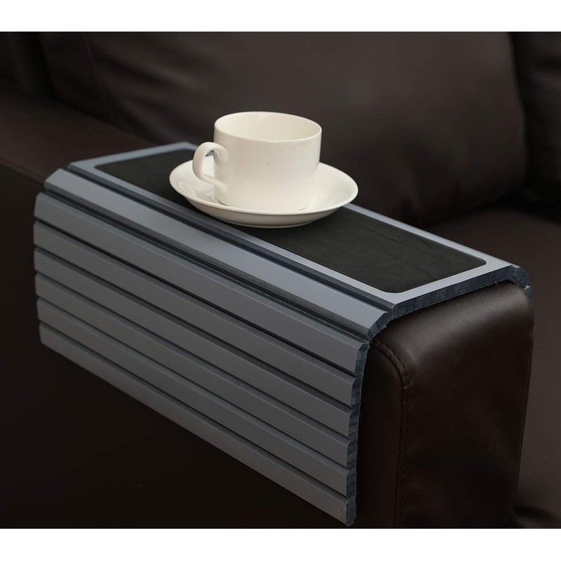 GEHE Couch Arm Tray Table, Flexible/Foldable Sofa Arm Tray, Couch