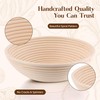 ABIOTO Bread Proofing Baskets for Sourdough Bread Baking - Set