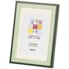 Nakabayashi F-TMS-211-G Two-Tone Photo Frame, KG/L Green