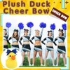 LaRandom Plush Cheer Duck with Bows Yellow Duck Soft Stuffed