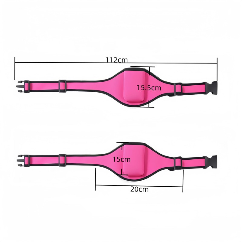 Naisfei 2 Pack Adjustable Microphone Belt, Microphone Holder, Bum Bag