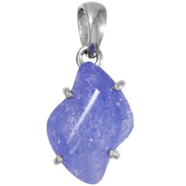 Shinjuku Ginokura Tanzanite Silver 925 Pendant Top, December, Birthstone Power Stone, Natural Stone, Women's, Simple, Head, Sterling Silver, TN-T67