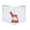 EINCORN Plastic Transparent Box Square Candy Box Acrylic 5 Sided