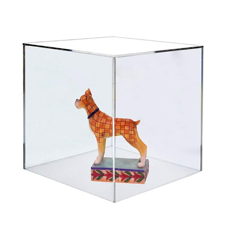 EINCORN Plastic Transparent Box Square Candy Box Acrylic 5 Sided