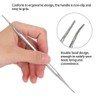 Exeton Professional Black Nail File Double Ended Ingrown toenail Lifter