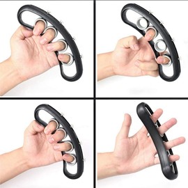 Ksrnsne Guitar Finger Expansion Finger Force Span Practing Trainer Tool,Bass Piano Finger Speed System Parts Accessories White