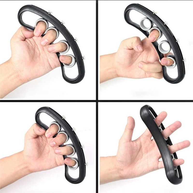 Ksrnsne Guitar Finger Expansion Finger Force Span Practing Trainer Tool,Bass