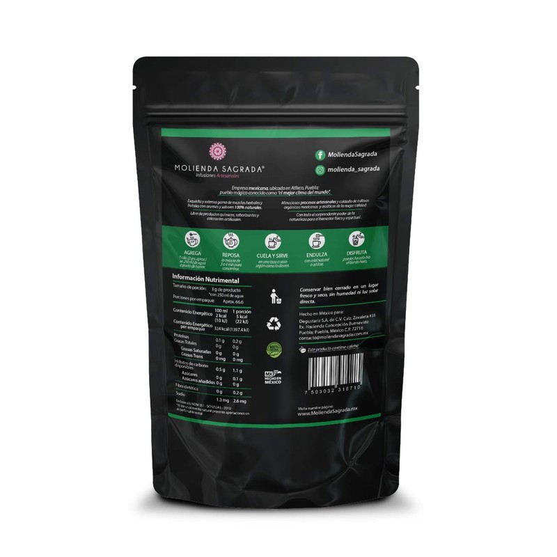 Molienda Sagrada Té Verde Menta/Infusión de Menta y Hierbabuena con