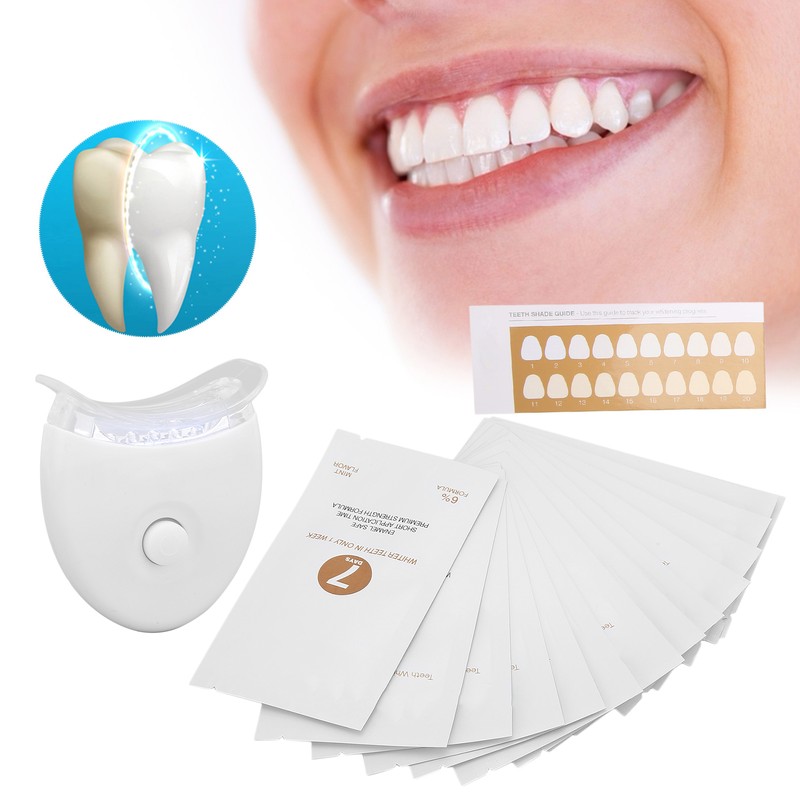 Professional Teeth Whitening Kit Coffee Smoking Stains Removal NonSensitive Fast