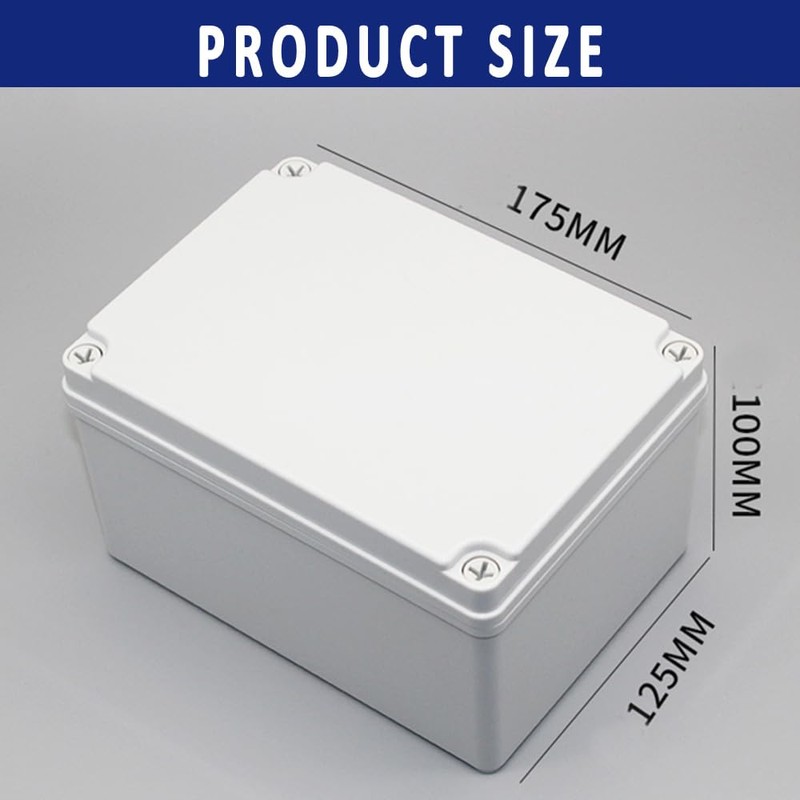 Supertool Project Box, ABS Plastic Cover IP67 Waterproof Electronic Junction