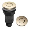 KRAUS Flat-Top Garbage Disposal Air Switch Button in Spot-Free Antique