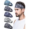 AWUMBUK Headbands for Men, Sweat Bands Head Sports Hair Bands