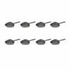 HAWOK Pre-seasoned Triangle Shape Mini Raclette Grill Pans, Barbecue Cheese