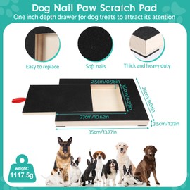 Multifunctional Puppy Nail Grinding Scratch Board Pad Nail File Board