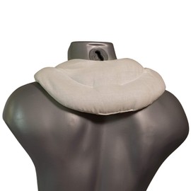 Rapeseed Neck Pillow with Chambers, Organic Fabric, Natural, Rapeseed Cushion, Neck Pillow, Heat Cushion for Neck
