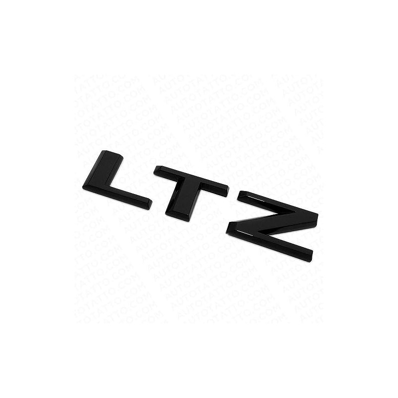 1Pcs Big Size Tailgate LTZ Letter Logo Emblem Badge Nameplates
