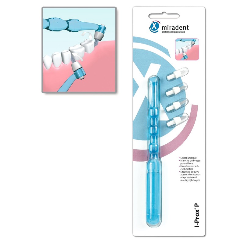 Miradent I-Prox P. Handle Brush for Bones with 4 Brushes