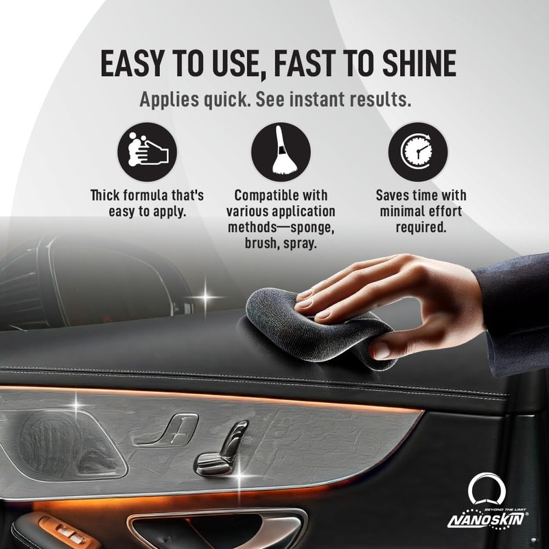 Nanoskin High Gloss Water Based, Silicone White Tire Dressing [NA-MDS16],